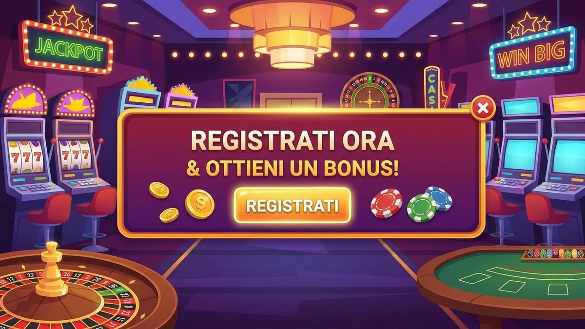 Registrazione con bonus